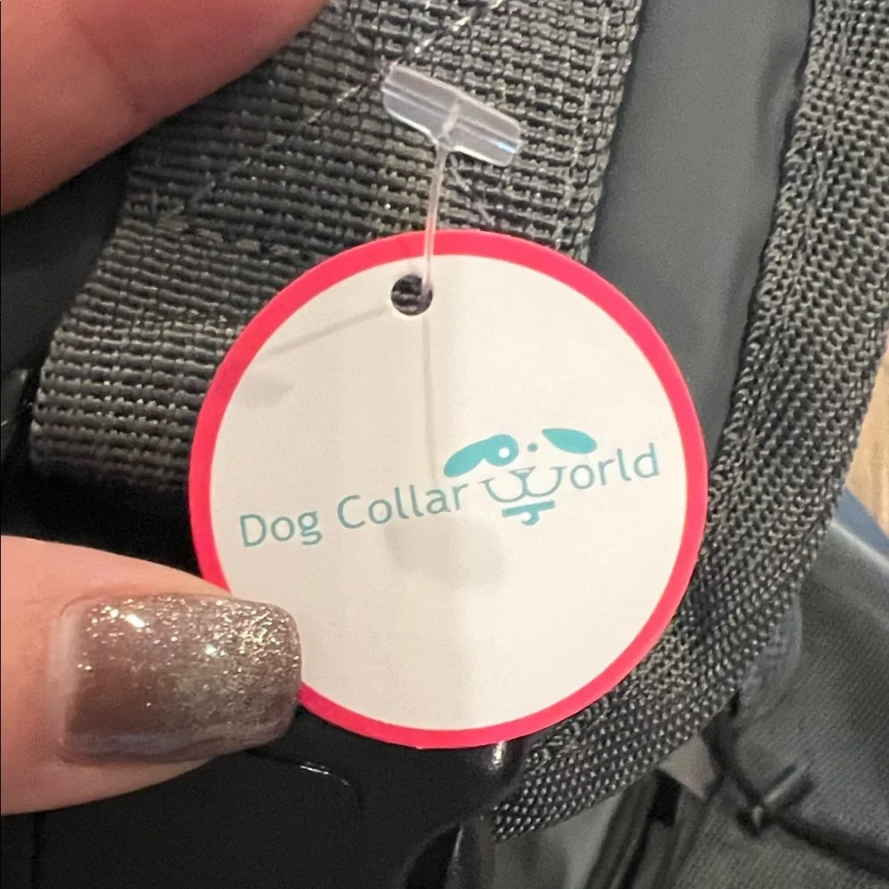 Stylish Gray and Black Dog Carrier Sling